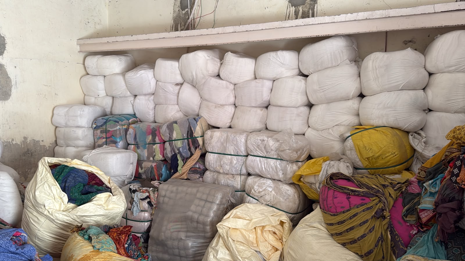 white dhoti stock